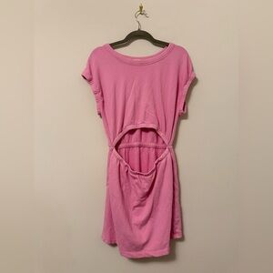 OFFLINE by Aerie Weekend Fleece Cut Out Dress w/ Pockets